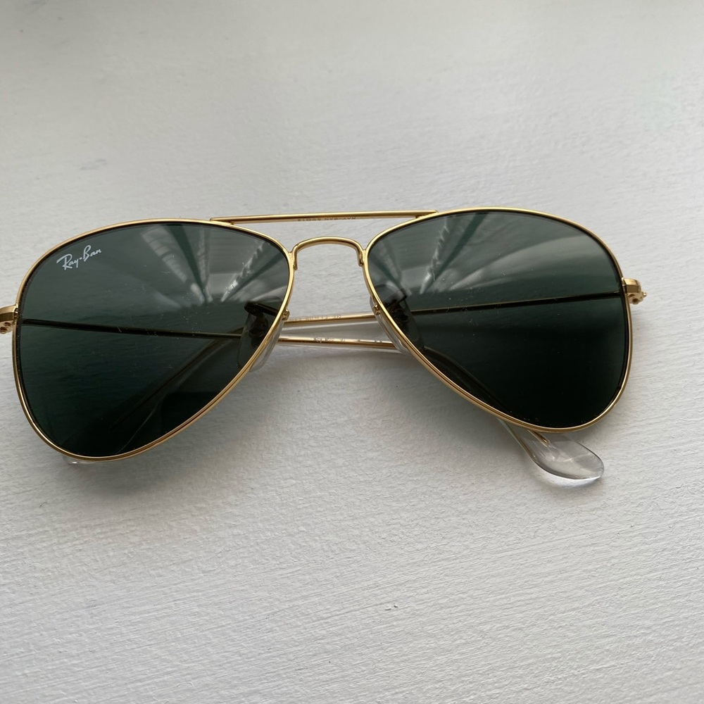 Kids Raybans Gold